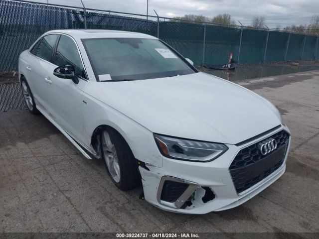 Aukcja sprzedaży 2023 Audi A4 Premium Plus 45 Tfsi S Line Quattro S Tronic, vin: WAUEAAF47PN008948, numer aukcji: 39224737