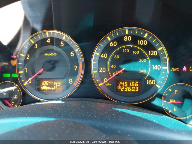 Продаж на аукціоні авто 2008 Infiniti Fx45, vin: JNRBS08W08X400297, номер лоту: 39224739