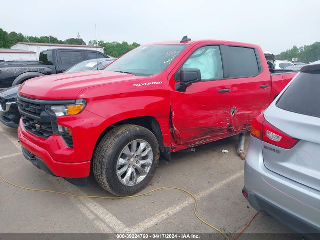 Chevrolet Silverado 1500 4wd  Short Bed Custom 2023 3GCPDBEK9PG267944 Image 2
