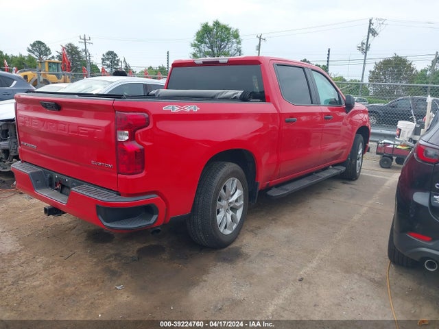 Chevrolet Silverado 1500 4wd  Short Bed Custom 2023 3GCPDBEK9PG267944 Image 4