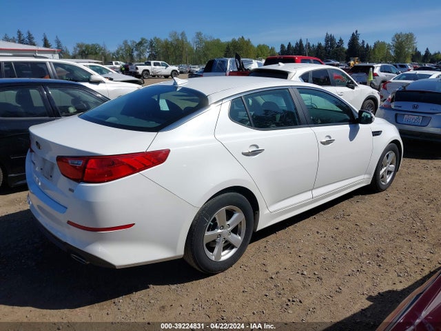 KIA Optima Lx 2015 KNAGM4A73F5547472 Image 4