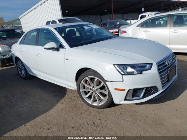 39224866 :رقم المزاد ، WAUENAF45KA117641 vin ، 2019 Audi A4 45 Premium مزاد بيع