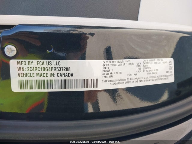 Chrysler Pacifica Touring L 2023 2C4RC1BG4PR537288 Image 9