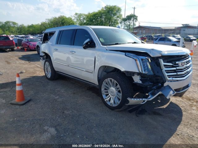 39226087 :رقم المزاد ، 1GYS4KKJ1LR200586 vin ، 2020 Cadillac Escalade Esv 4wd Platinum مزاد بيع