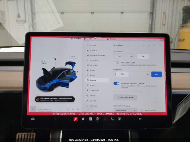 5YJ3E1EB5KF434661 Tesla Model 3 Long Range/performance