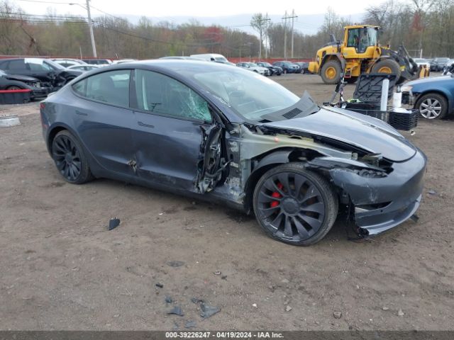 Продаж на аукціоні авто 2022 Tesla Model 3 Performance Dual Motor All-wheel Drive, vin: 5YJ3E1EC0NF362071, номер лоту: 39226247