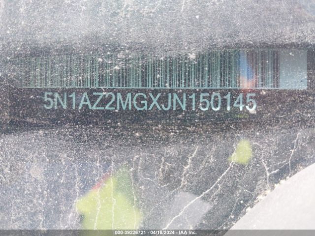 5N1AZ2MGXJN150145 Nissan MURANO S