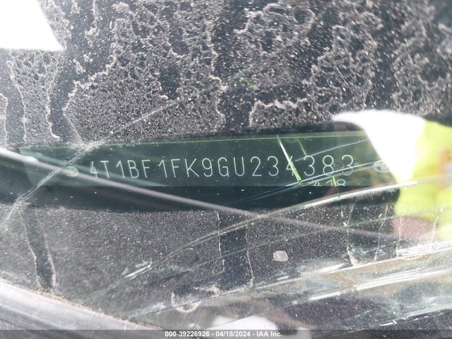 Toyota CAMRY SE 2016 4T1BF1FK9GU234383 Image 9