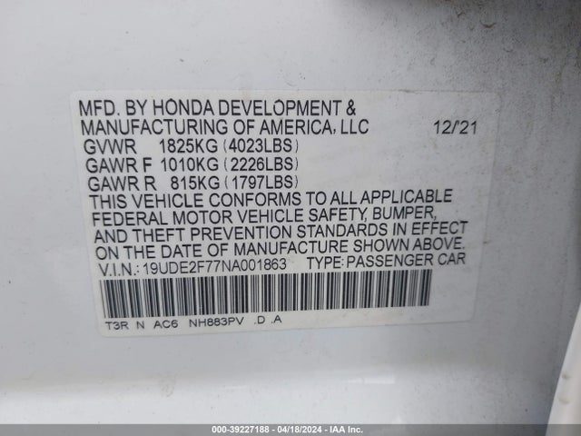 Acura Ilx Premium Package 2022 19UDE2F77NA001863 Image 9
