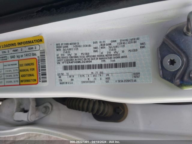 1FTER4FH0MLD23954 Ford Ranger Lariat