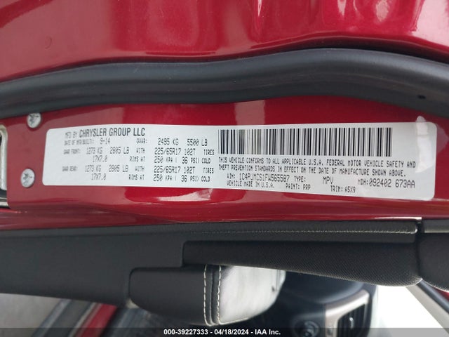 Jeep Cherokee Latitude 2015 1C4PJMCS1FW565587 Image 9