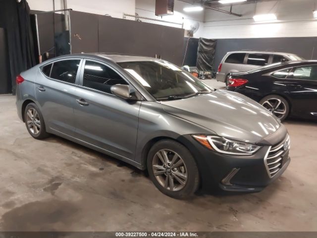 Продажа на аукционе авто 2018 Hyundai Elantra Value Edition, vin: 5NPD84LF5JH394553, номер лота: 39227500