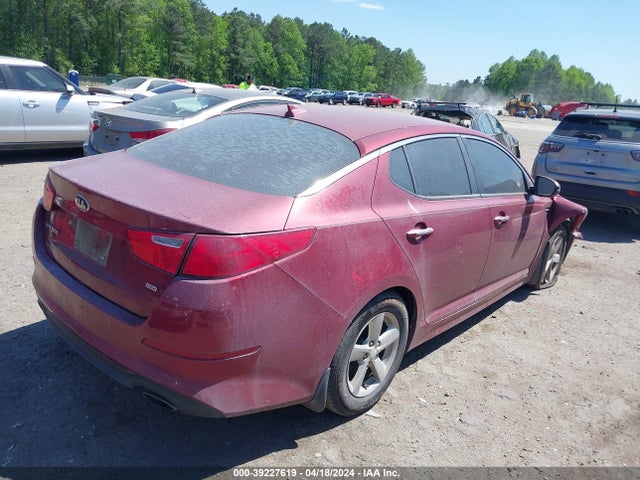 KIA Optima Lx 2014 5XXGM4A77EG324557 Image 4