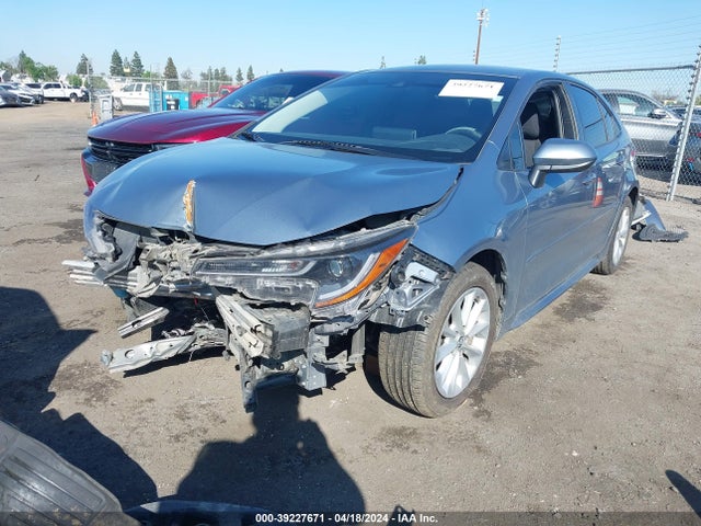 Toyota COROLLA LE 2021 JTDVPMAE2MJ129845 Image 2