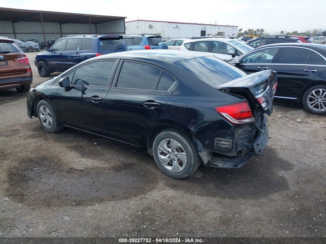 Honda Civic Lx 2014 19XFB2F50EE227822 Image 3