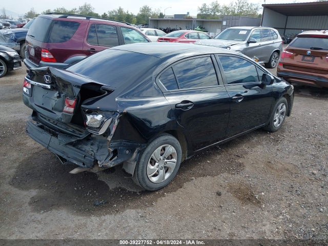 Honda Civic Lx 2014 19XFB2F50EE227822 Image 4
