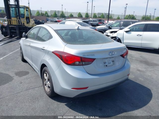 5NPDH4AE3EH524152 Hyundai ELANTRA SE