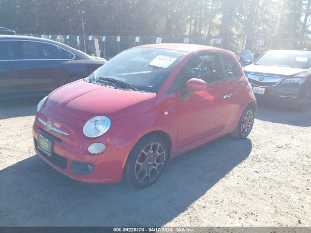 2013 FIAT 500 3C3CFFBR0DT663477 Photo 1