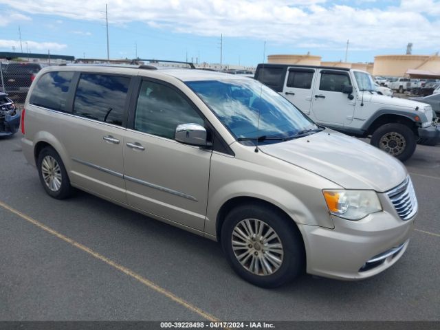 Auction sale of the 2012 Chrysler Town & Country Limited, vin: 2C4RC1GG0CR327354, lot number: 39228498
