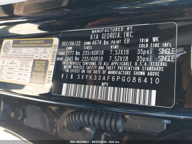 KIA Sportage Ex 2023 5XYK33AF6PG086410 Image 9