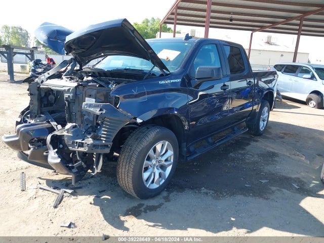 Chevrolet Silverado 1500 2wd  Short Bed Custom 2023 3GCPABEKXPG136384 Image 2