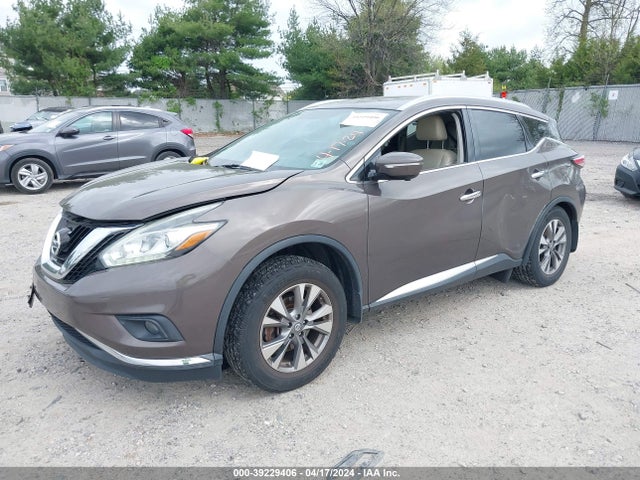 Nissan MURANO SL 2015 5N1AZ2MG1FN244471 Image 2