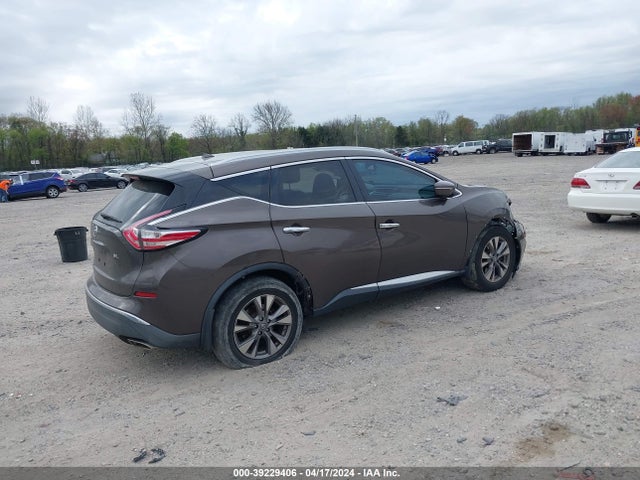 Nissan MURANO SL 2015 5N1AZ2MG1FN244471 Image 4