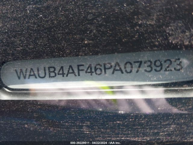 WAUB4AF46PA073923 Audi S4 Premium Plus Tfsi Quattro Tiptronic