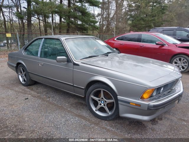 Aukcja sprzedaży 1988 Bmw 635 Csi Automatic, vin: WBAEC841XJ3266847, numer aukcji: 39229688