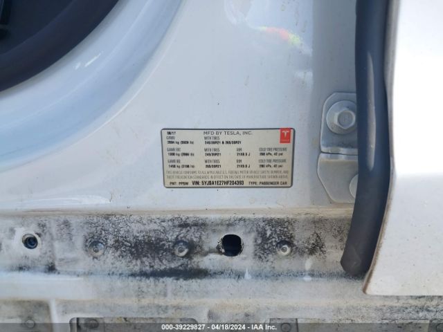 5YJSA1E27HF204393 Tesla Model S 100d/60d/75d/90d/p100d
