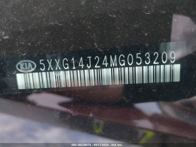 5XXG14J24MG053209 KIA K5 LXS
