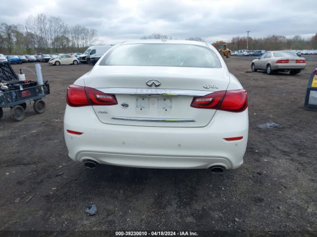 JN1BY1PRXJM370302 Infiniti Q70l 3.7x Luxe