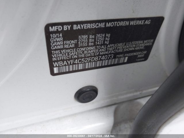 WBAYF4C52FD874073 BMW 740li Xdrive