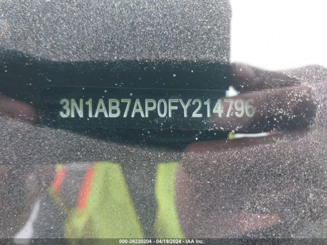 3N1AB7AP0FY214796 Nissan Sentra Fe+ S/s/sl/sr/sv
