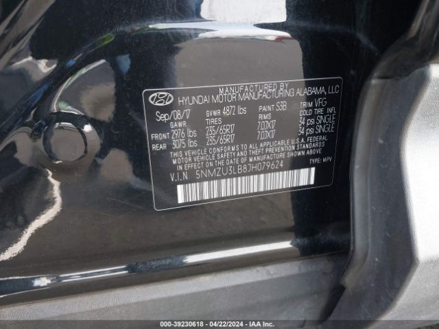 5NMZU3LB8JH079624 Hyundai Santa Fe Sport 2.4l