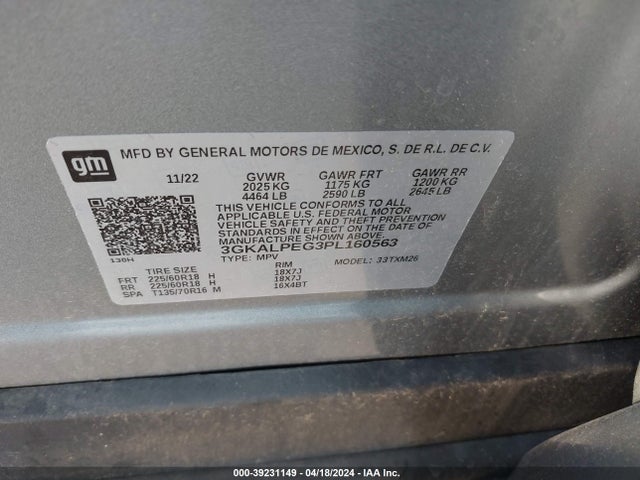 3GKALPEG3PL160563 GMC Terrain Fwd Slt