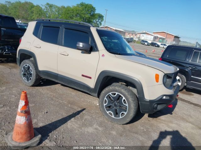 Продажа на аукционе авто 2015 Jeep Renegade Trailhawk, vin: ZACCJBCT9FPC34958, номер лота: 39231176