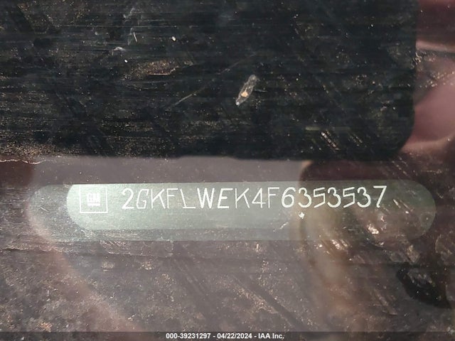 GMC Terrain Sle-2 2015 2GKFLWEK4F6353537 Image 9