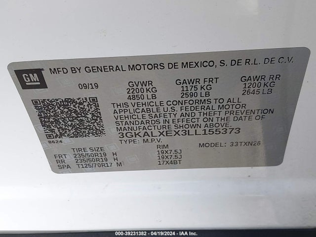 GMC Terrain Awd Denali 2020 3GKALXEX3LL155373 Image 9