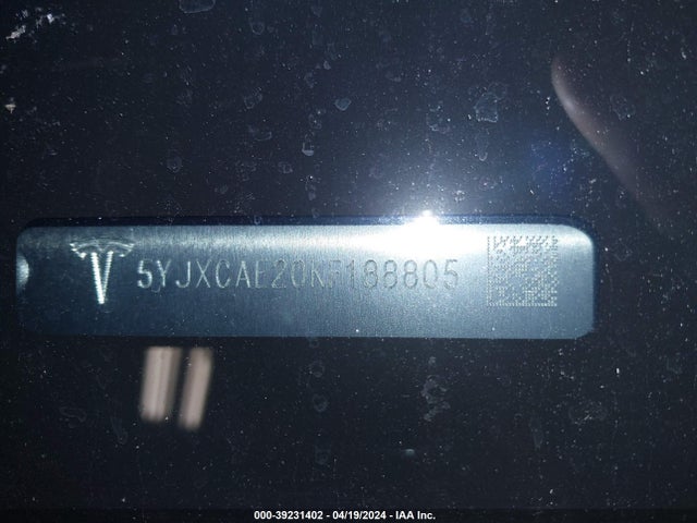 Tesla Model X 100d/75d/long Range 2019 5YJXCAE20KF188805 Image 9