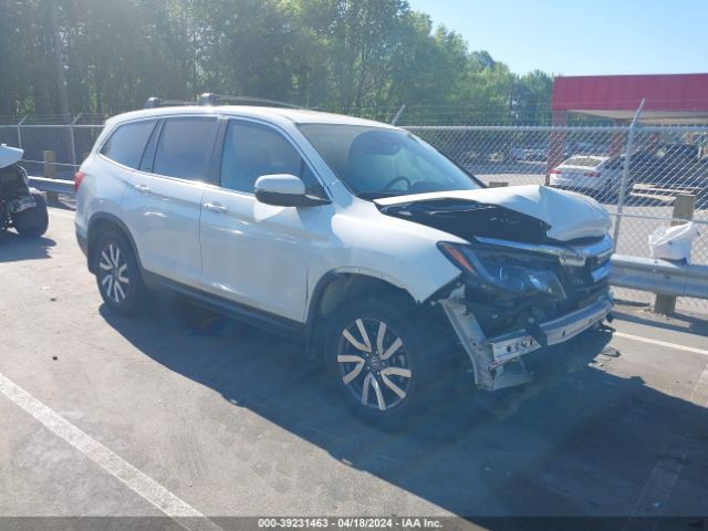 2019 Honda Pilot Ex-l მანქანა იყიდება აუქციონზე, vin: 5FNYF6H58KB056356, აუქციონის ნომერი: 39231463