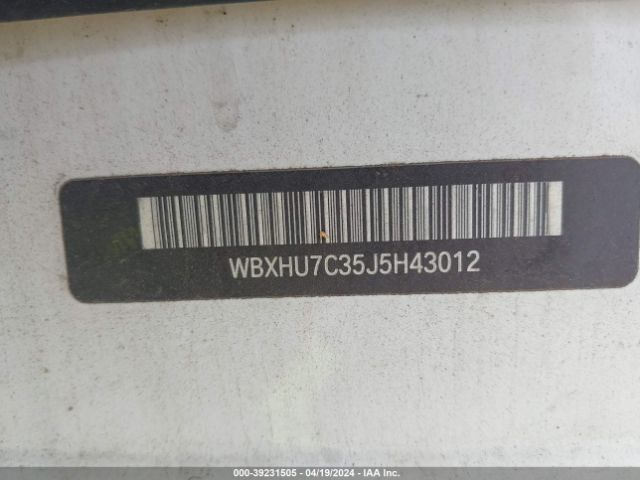 WBXHU7C35J5H43012 BMW X1 Sdrive28i