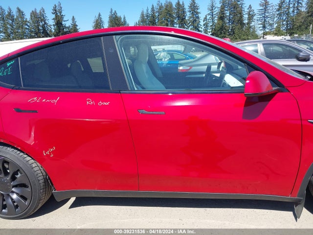 7SAYGDEFXPF873207 Tesla Model Y Awd/performance Dual Motor All-wheel Drive