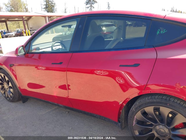 7SAYGDEFXPF873207 Tesla Model Y Awd/performance Dual Motor All-wheel Drive
