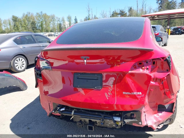 7SAYGDEFXPF873207 Tesla Model Y Awd/performance Dual Motor All-wheel Drive