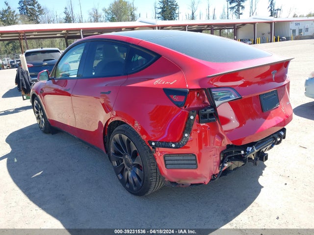 7SAYGDEFXPF873207 Tesla Model Y Awd/performance Dual Motor All-wheel Drive