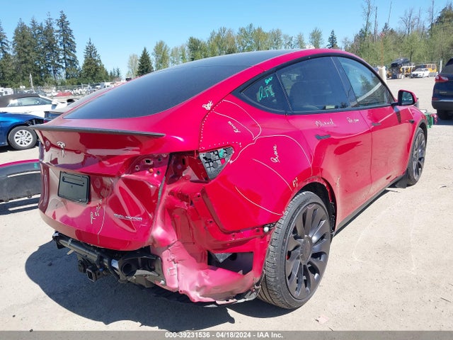 7SAYGDEFXPF873207 Tesla Model Y Awd/performance Dual Motor All-wheel Drive