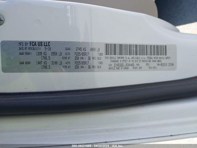 2C4RDGBG1JR304489 Dodge Grand Caravan Se