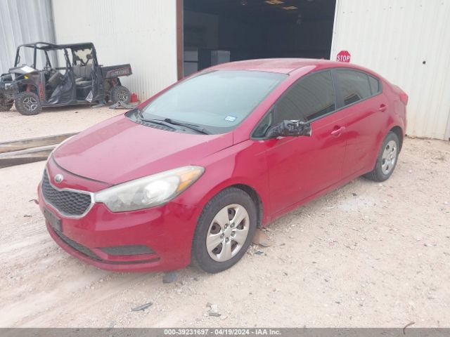KNAFK4A60E5075805 KIA FORTE LX