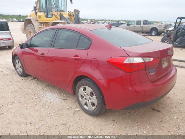 KNAFK4A60E5075805 KIA FORTE LX
